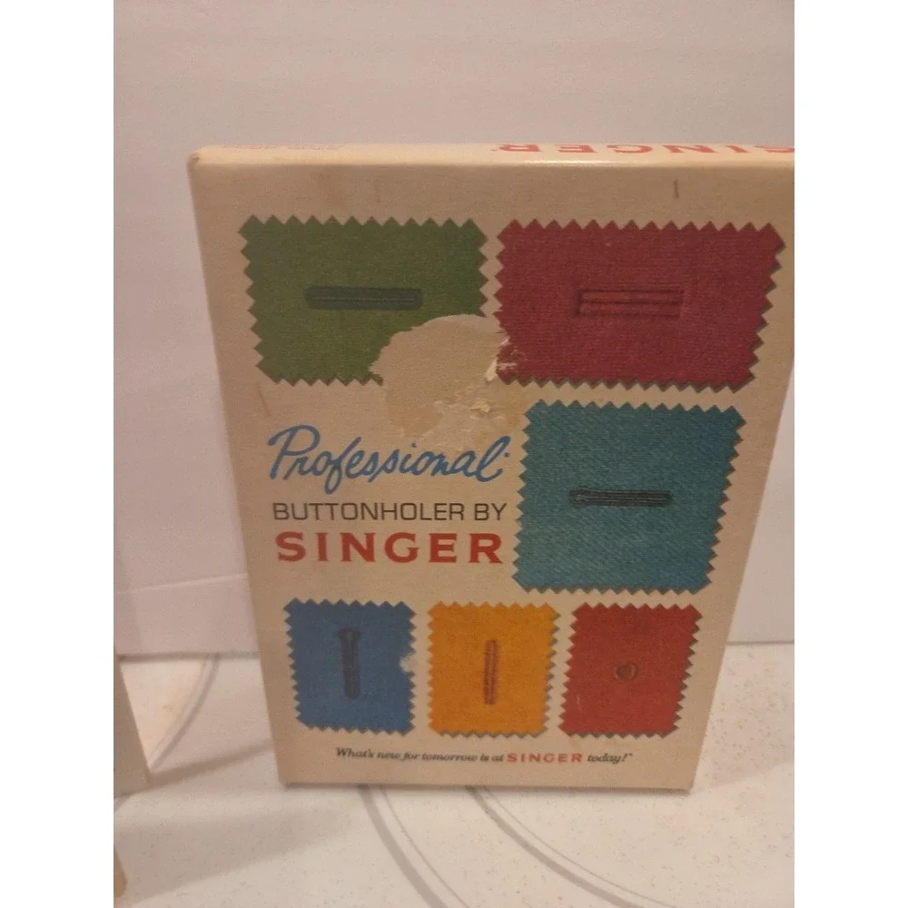 Vtg Singer Professional Buttonholer for Vertical Needle Zig Zag Machines V102878